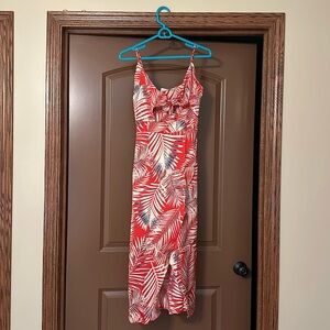 CUPSHE Reagan Tropical Knotted Dress